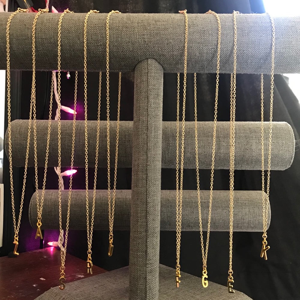 Necklace with initial 💕